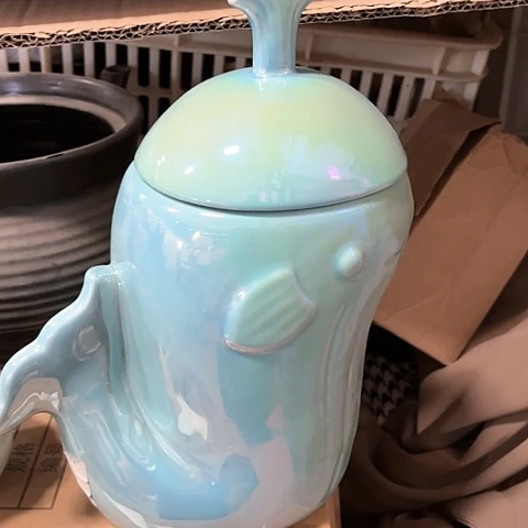 微瑕，不能明火，摆件一个