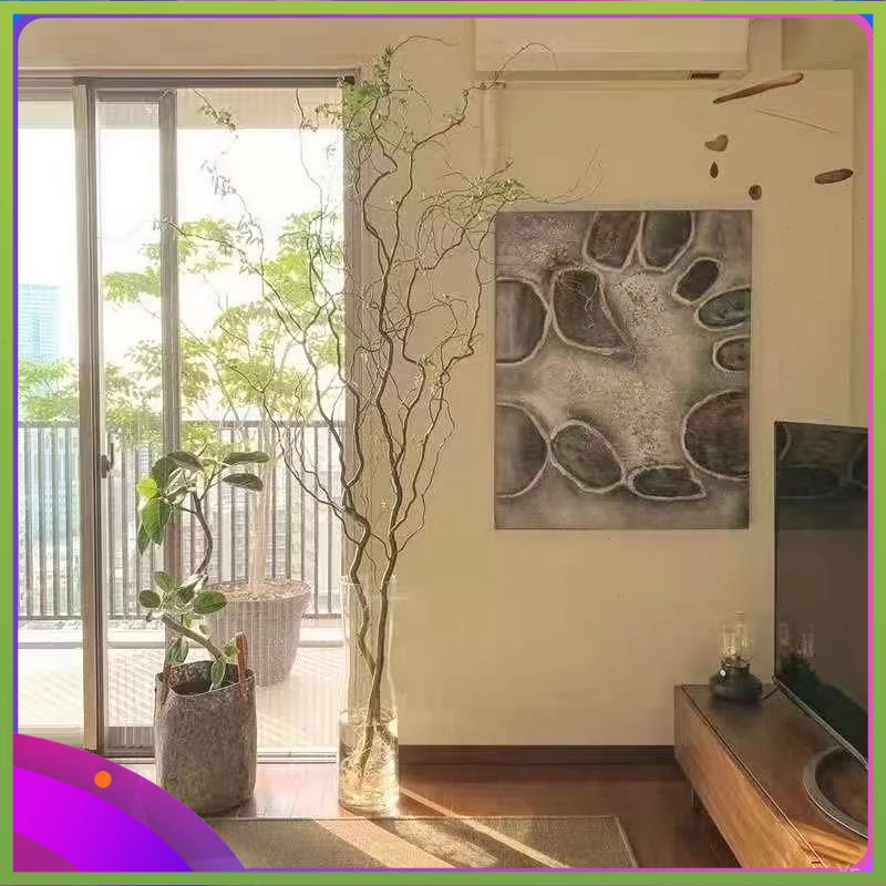 鲜枝插花客厅水培植物家用直发鲜花新年好养活雪柳竹子鲜枝大型