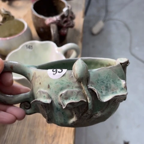 碗芬****2手捏日式餐具茶具