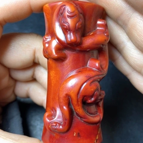 白玉菩提吊坠摆件