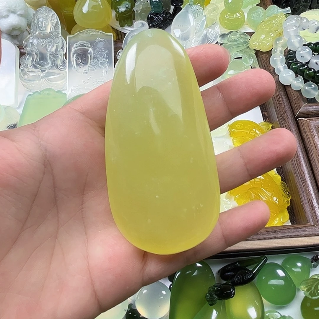 未镶嵌岫玉吊坠(不含链)应**有
