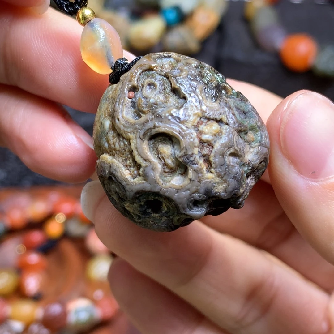 未镶嵌玛瑙/玉髓珠宝半成品