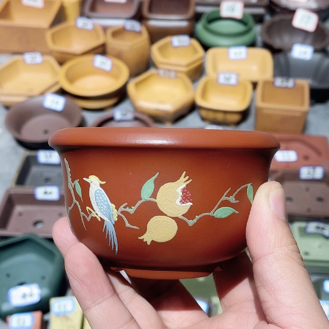 紫砂小盆8*5cmmmmmm
