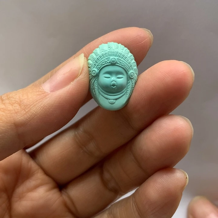 绿松石未镶嵌配饰