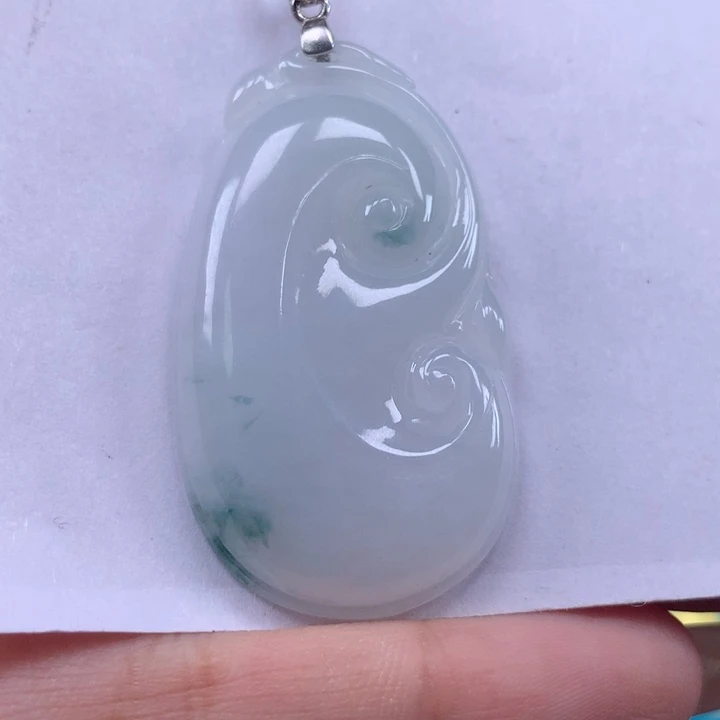 颈饰未镶嵌翡翠如意吊坠
