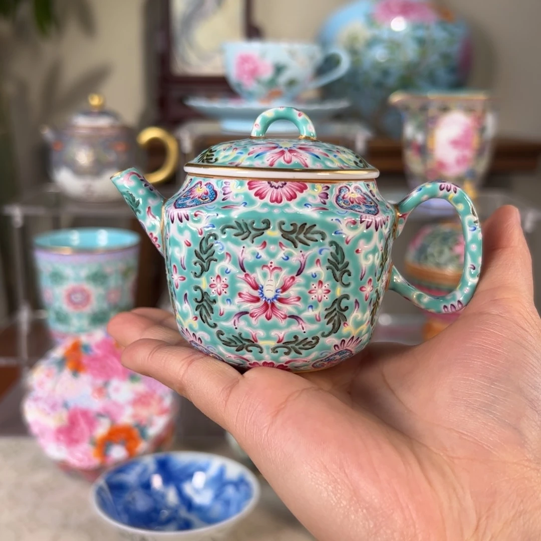 纯手工手绘 高端茶器