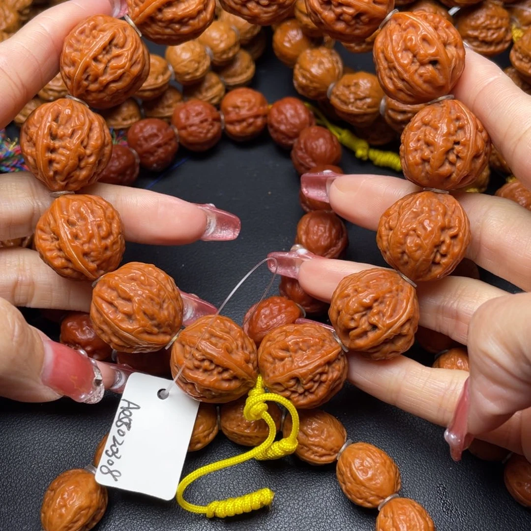 文玩核桃手串贝壳八棱