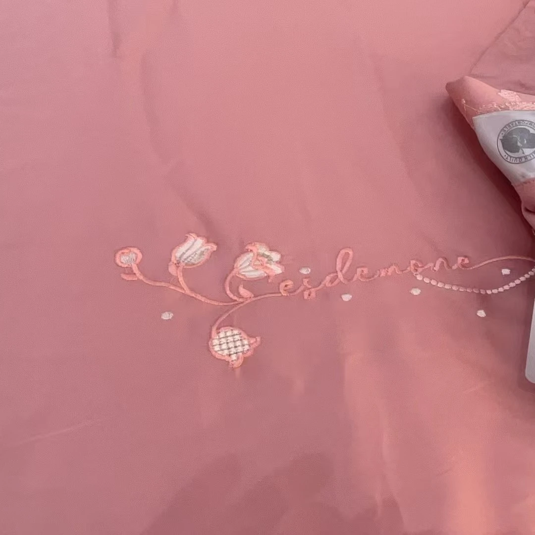 兰精天丝镂空刺绣高端蚕丝被轻奢高档