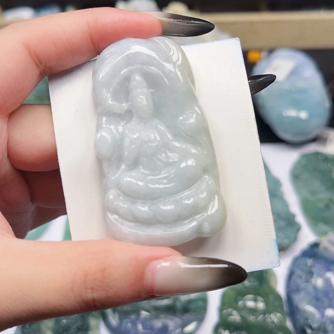 翡翠未镶嵌挂件翡翠