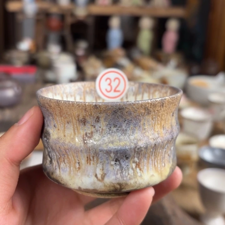 杯婳*兮【瓷与故事】柴烧主人杯