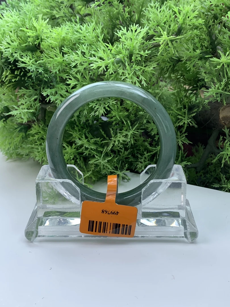 【刘思懿】天然缅甸A货翡翠手镯-M-13