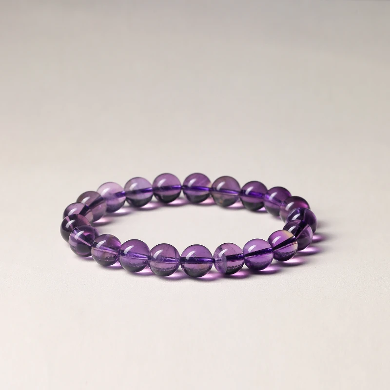 天然乌拉圭紫水晶简约时尚搭配礼物礼品轻奢学生多样性发一J4007