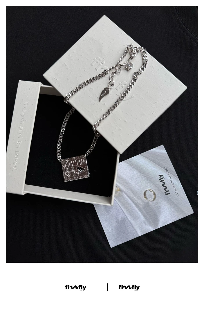 合金珐琅项链 【SFF推荐】FIZZFLY 25早春新款项链简约时尚洋气5856