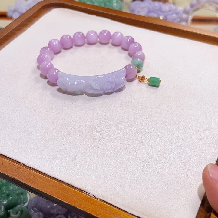 未镶嵌手链翡翠翡翠手牌