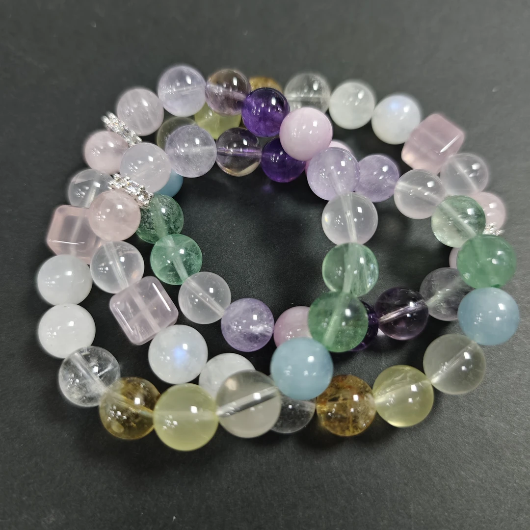 【书记甄选】原创“粉黛佳人”单圈手链 多样性发一件 约10mm 7647DX