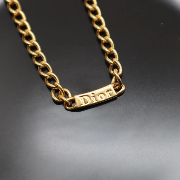 95新 DIOR/迪奥 字母牌古巴项链/d02172