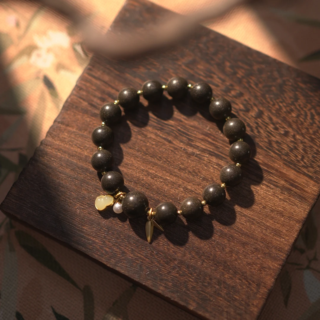 【息肌丸 · 典藏】10mm古法非遗工艺合香珠福禄单圈手串  QWZ1-4449