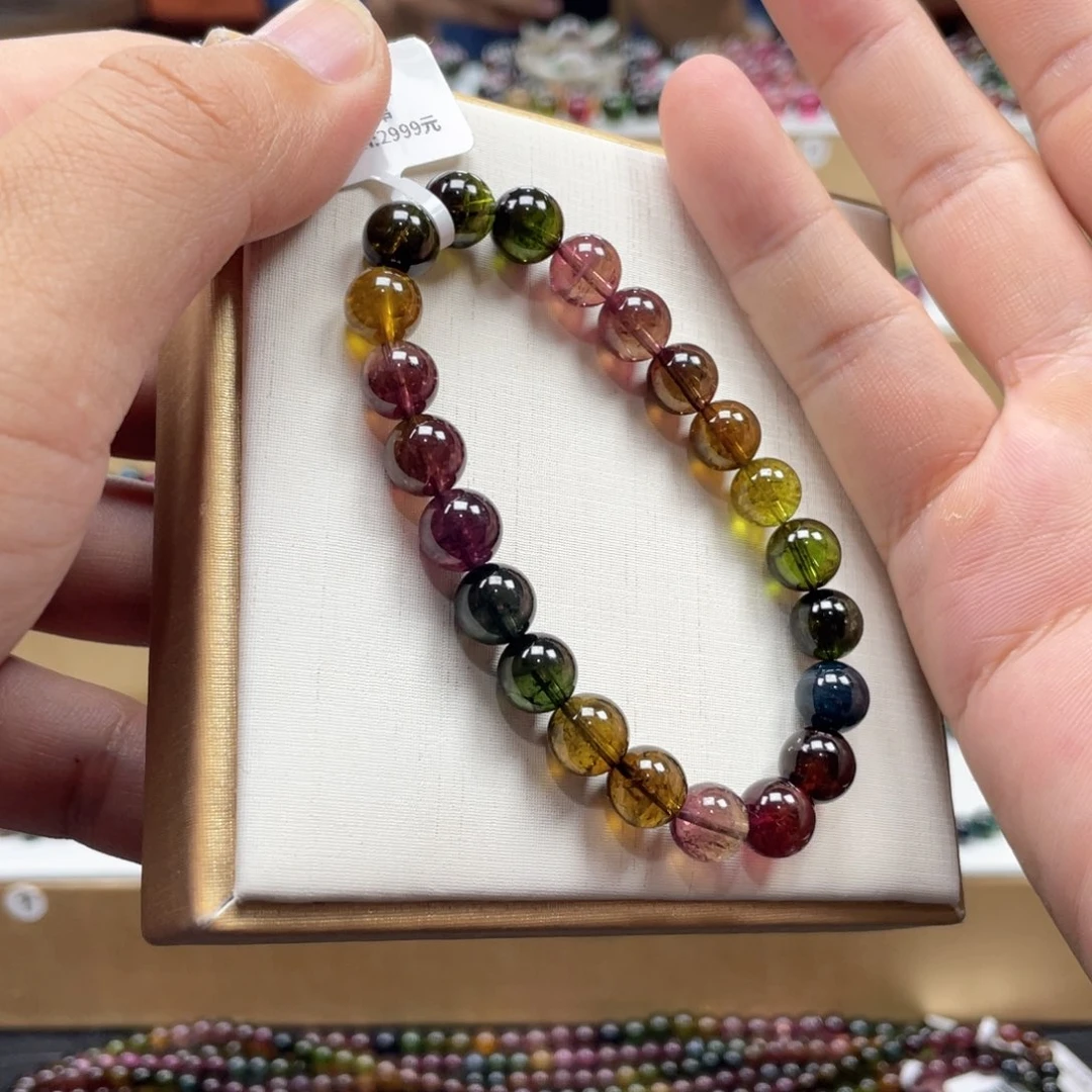 碧玺未镶嵌手串8.5mmmmmmmmm