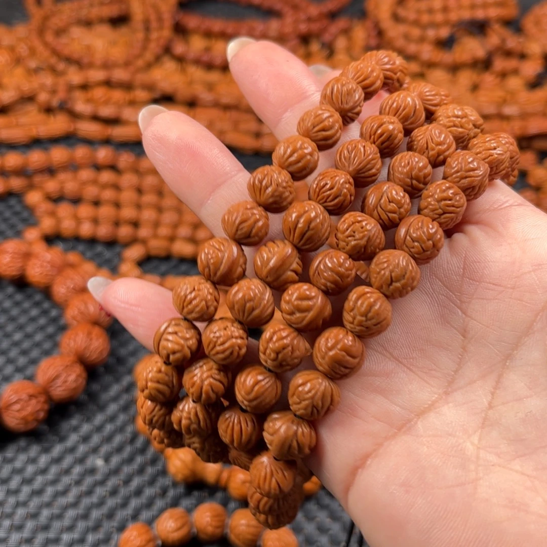 灵***均手串桃核Y7链接手串