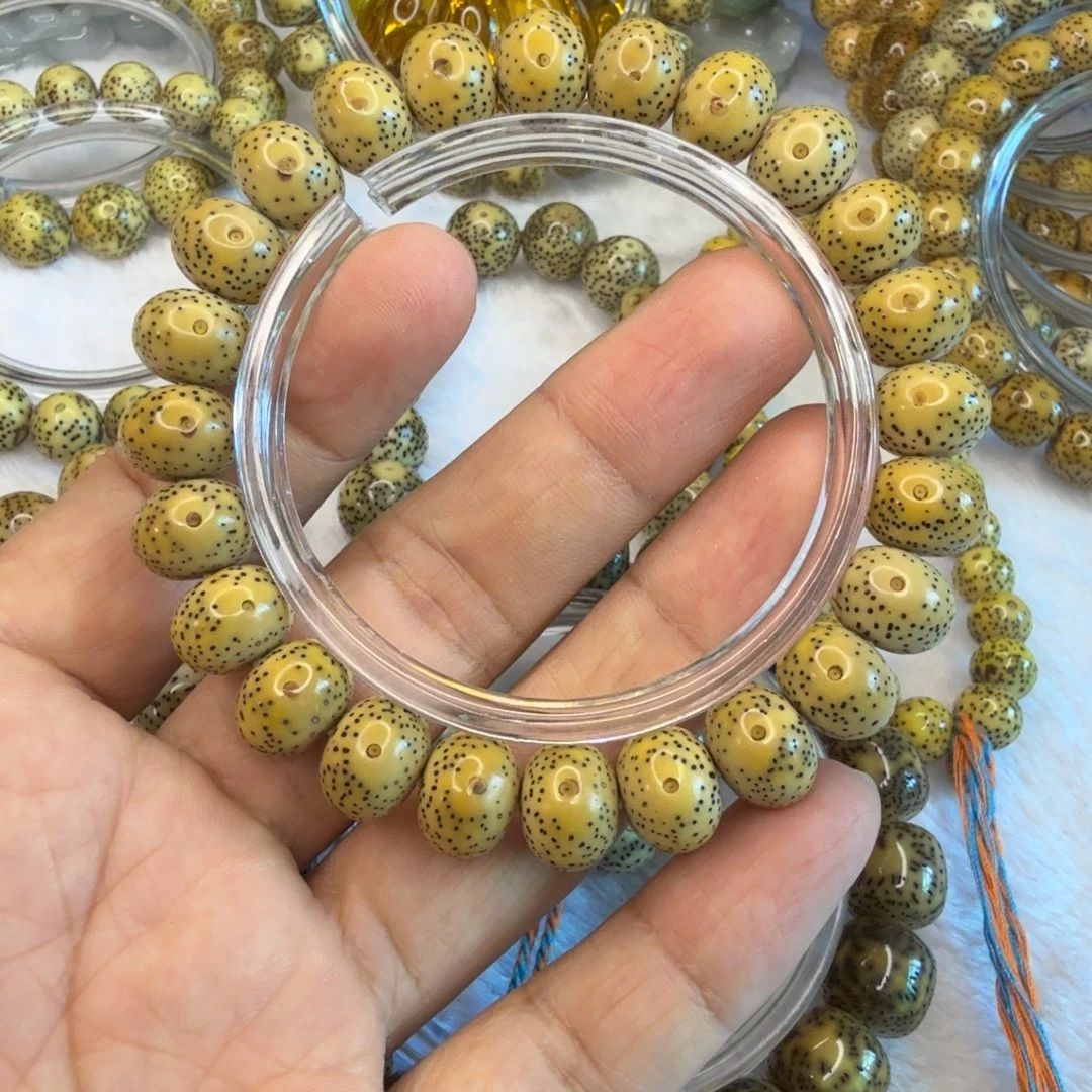 星月菩提手串月朗星稀黄金瞳针尖星苹果珠12/9