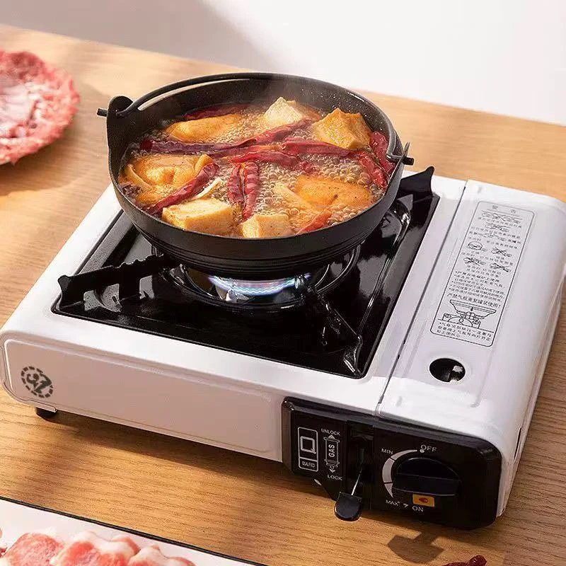 小烁户外猛火便携式商用麦饭石卡斯炊具燃气灶高档卡式炉