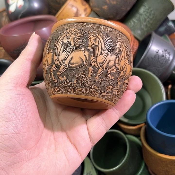 茶杯紫砂全手工紫砂主人杯