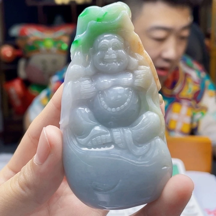 翡翠未镶嵌吊坠(不含链)A106