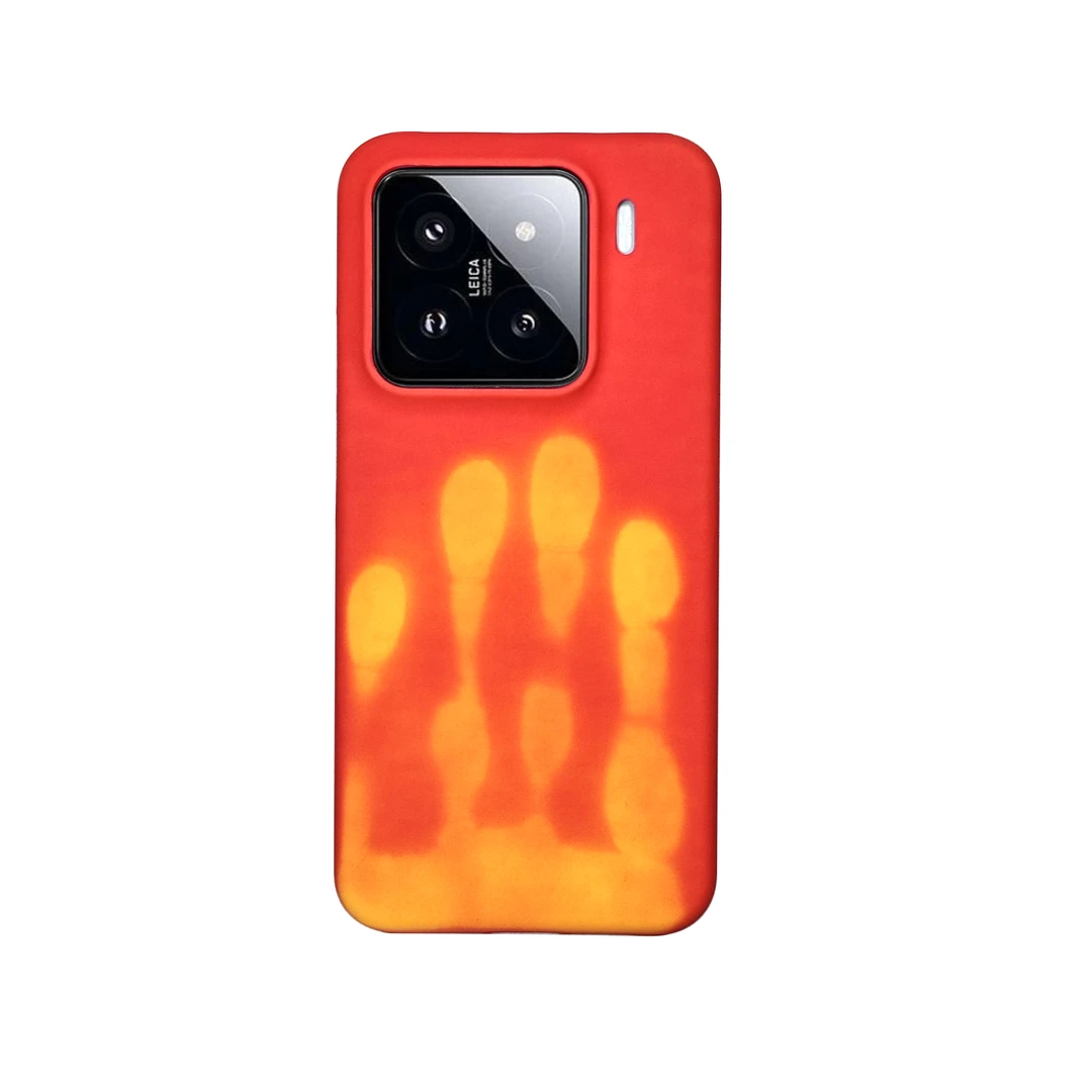 枔壳社适用小米1514温感个性ins创意手机壳15pro半包纯色简约壳