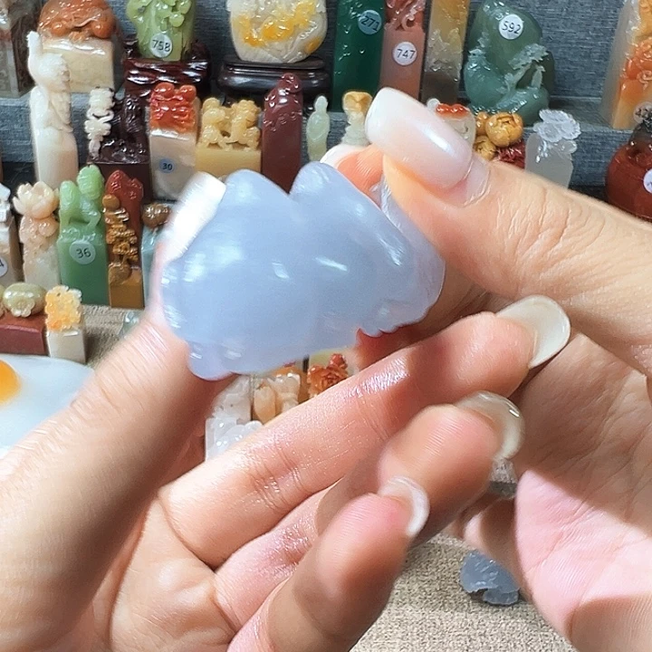 赵***线昌化石印石寿山石雕刻