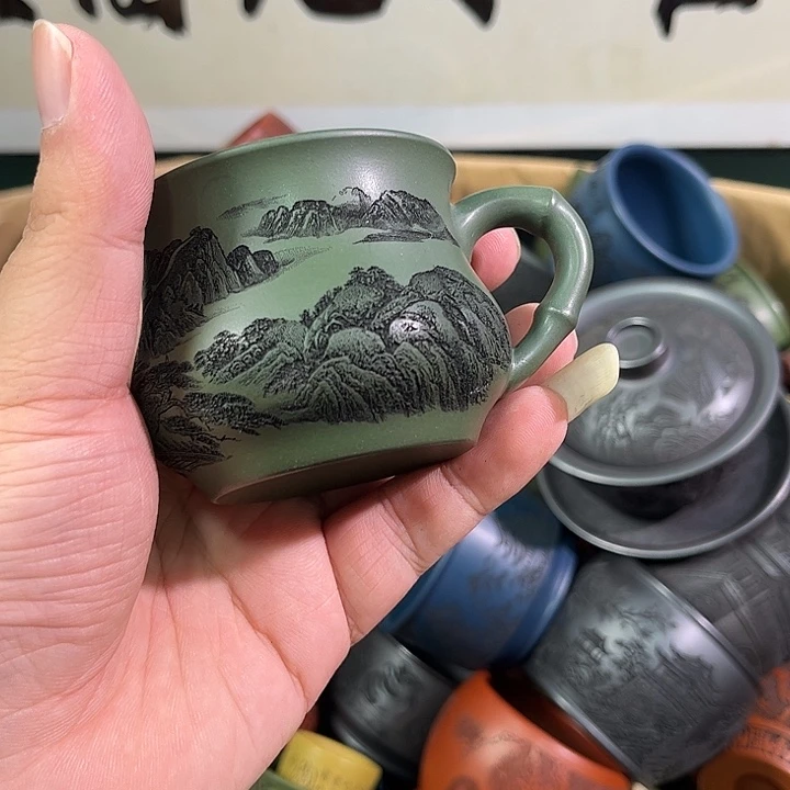 茶杯紫砂全手工紫砂主人杯