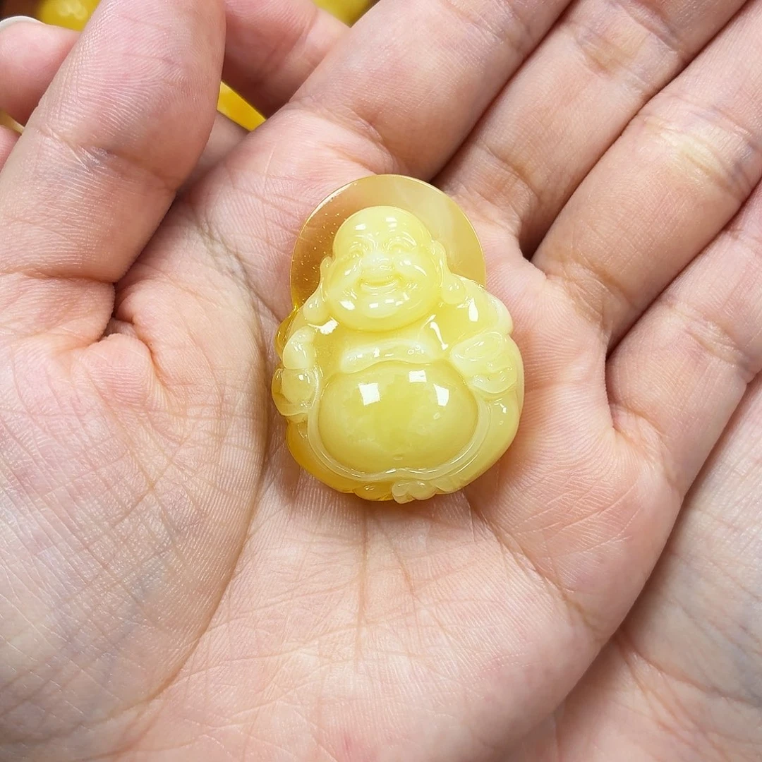 未镶嵌颈饰蜜蜡俄料佛公