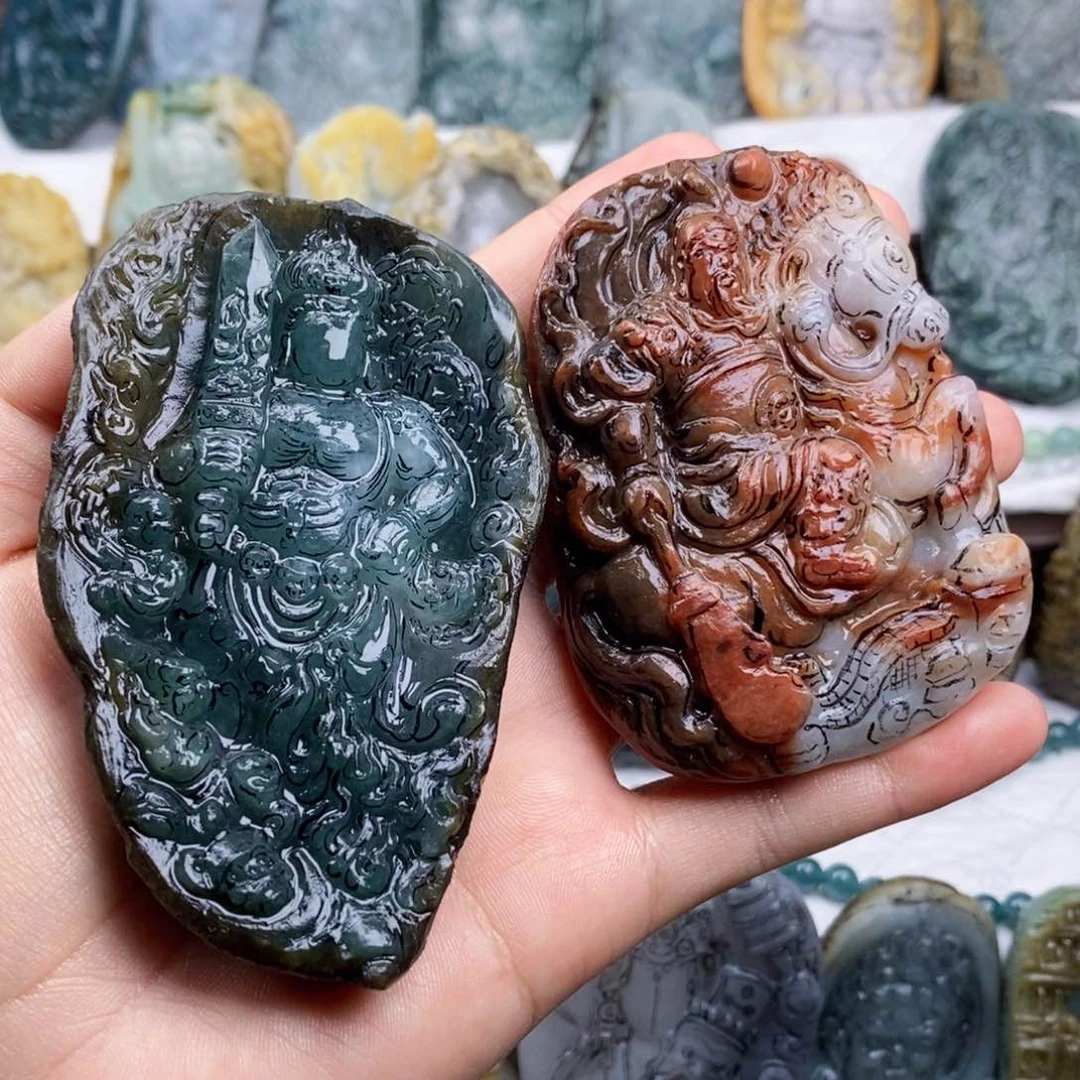 未镶嵌定制翡翠苍*缅甸翡翠定制料5500