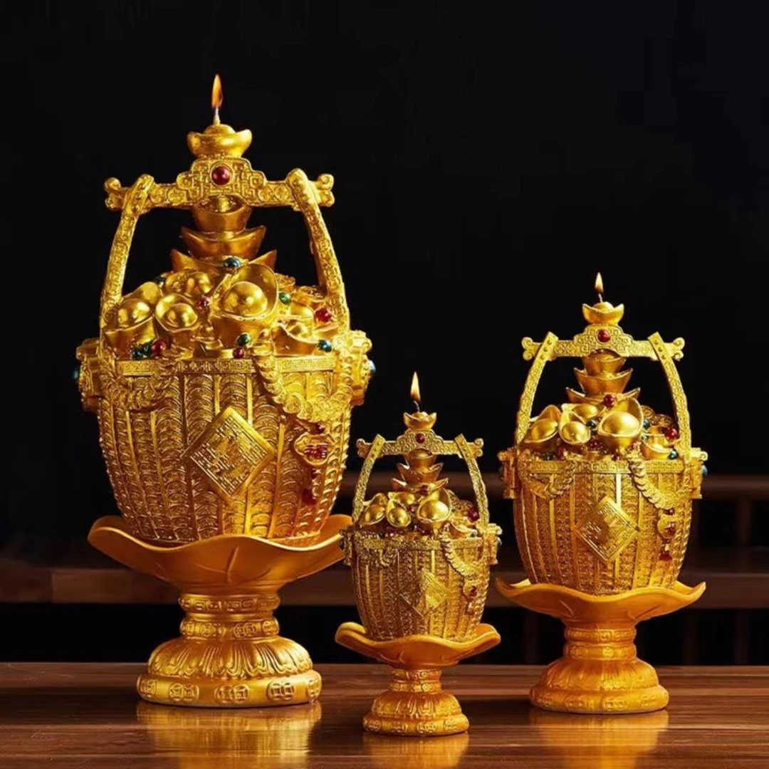 金桶灯 蜡烛灯（可燃灯）