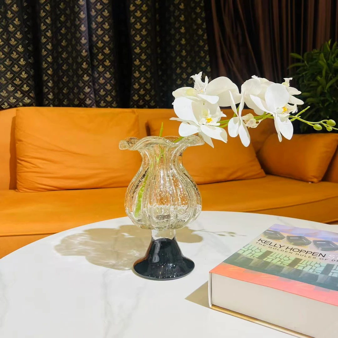 【可清优居-风灯】（小号）轻奢洒金风灯花瓶