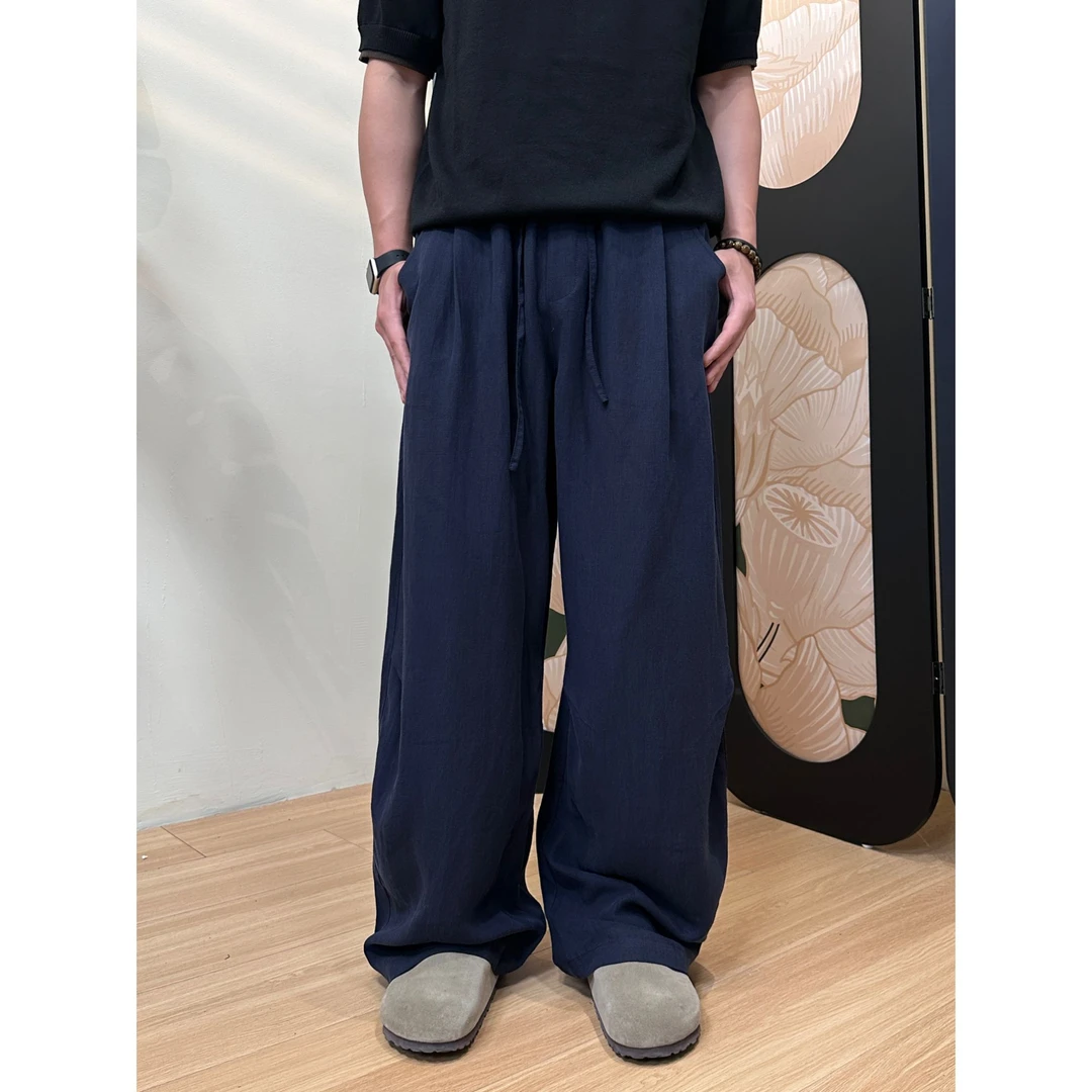 【西瓜Seegua】松弛感垂感休闲宽松弯刀裤拖地裤XG0610