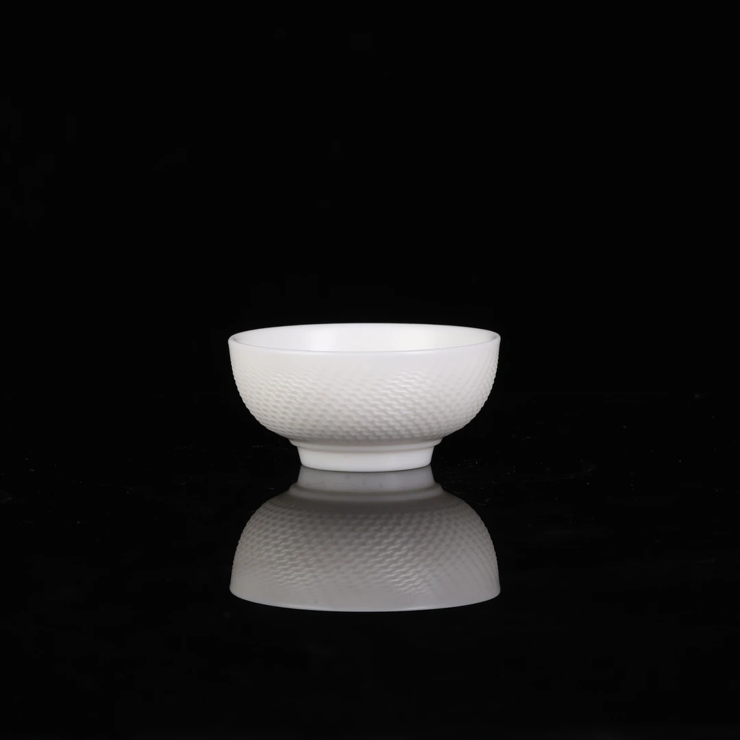 何白龙窑 羊脂跳刀主人杯hbly-047