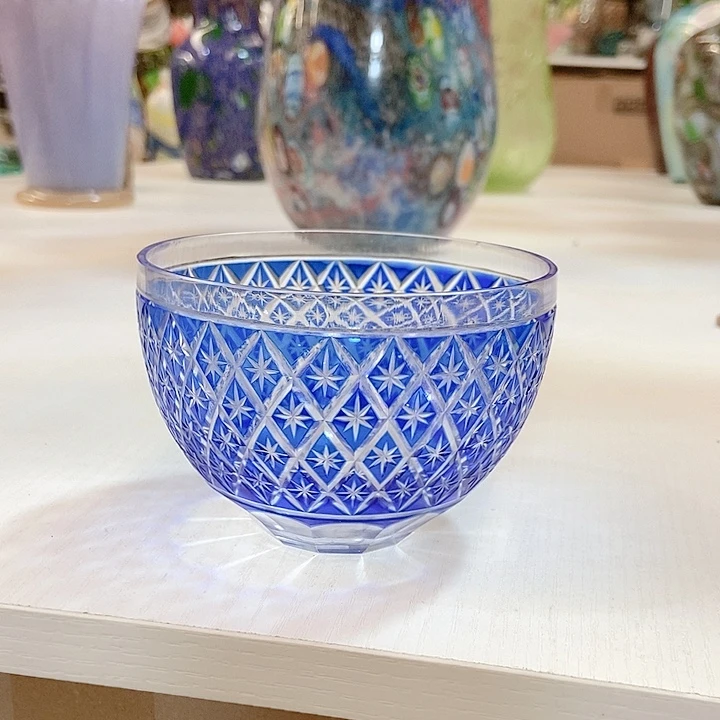 流***栀手工艺品琉璃琉璃花瓶高度17厘米10厘米