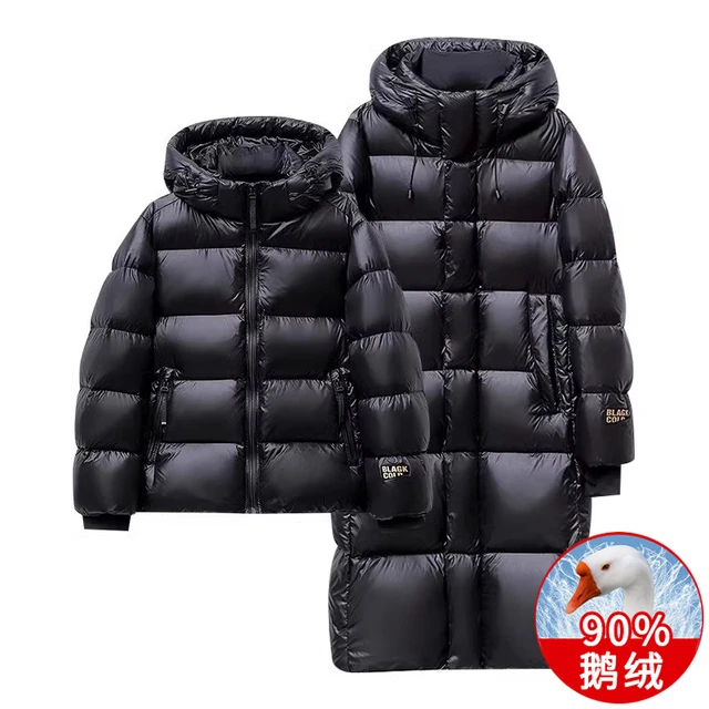 波司登极寒联名高端黑金羽绒服男款女冬季极寒加厚保暖冬装面包服