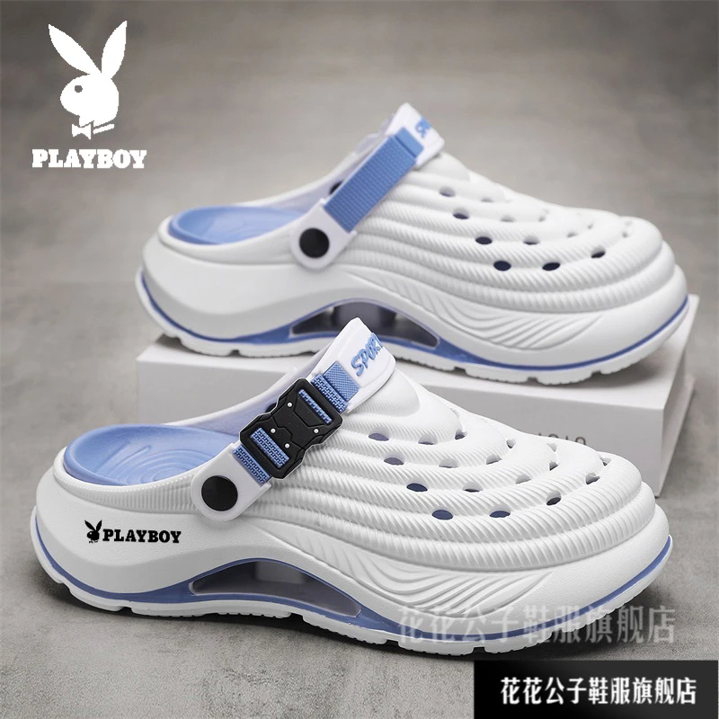 花花公子拖鞋男士夏季新款包头拖鞋户外防滑耐磨男款透气沙滩凉鞋