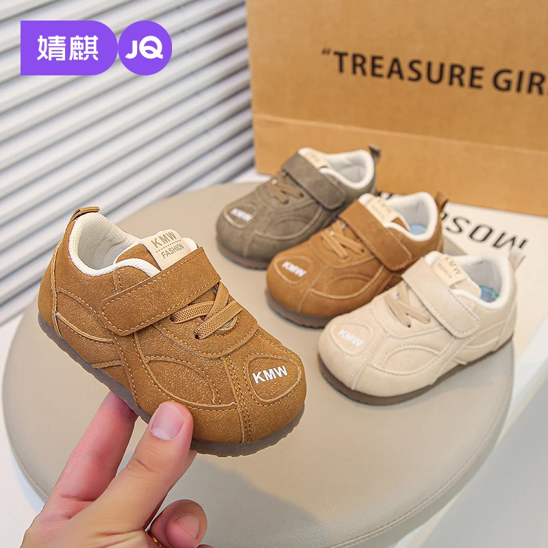 婧麒宝宝学步鞋2025秋季新款男童轻便勃肯鞋女幼童止滑软底机能鞋