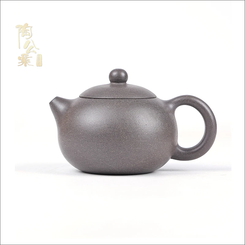 陶公粟原矿天青泥全手工《西施》180cc内推许手制紫砂壶小容量茶具