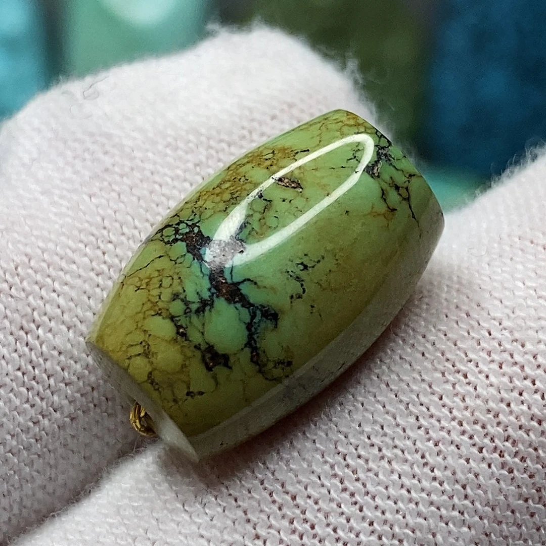 绿松石未镶嵌天然原矿 带武汉地大证书