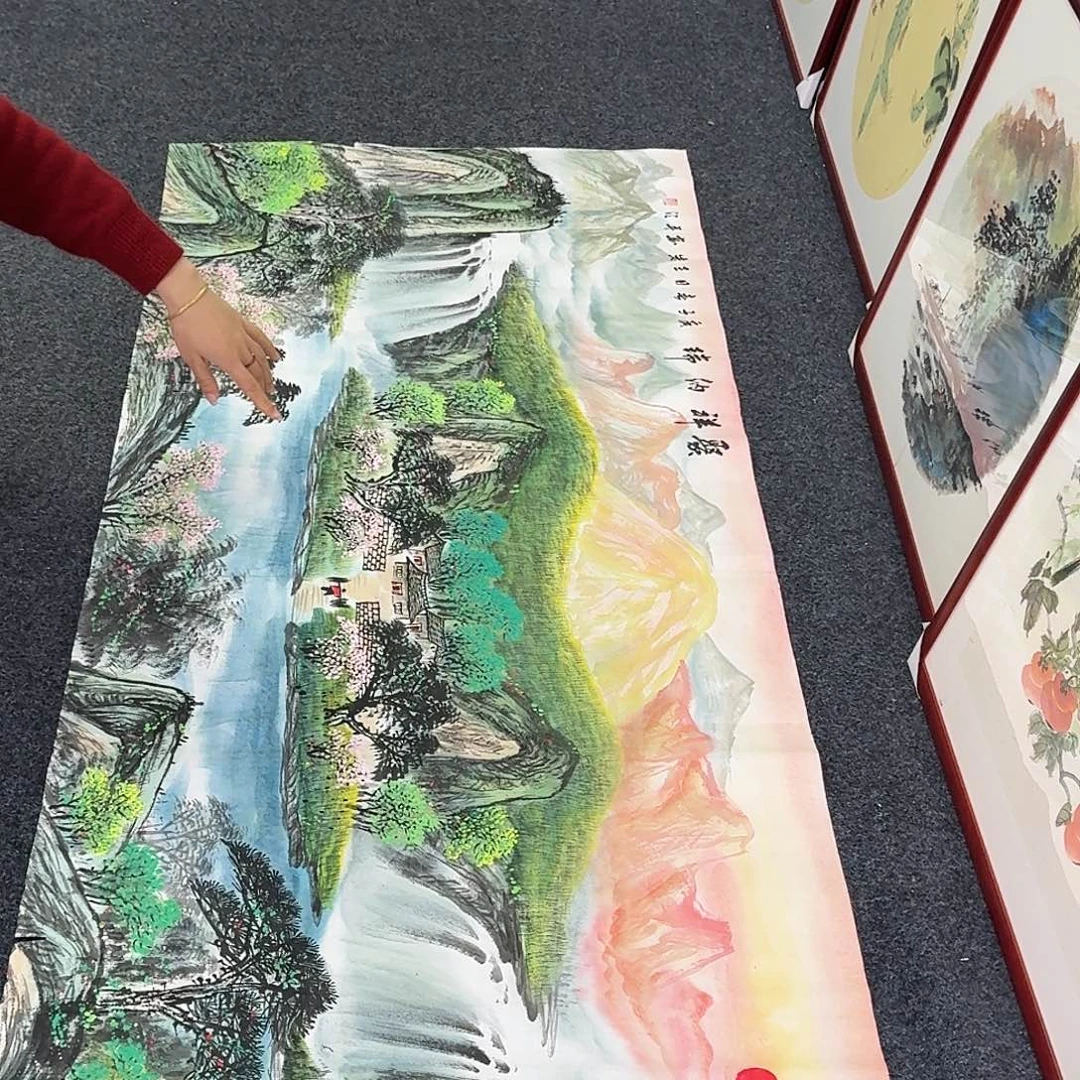 纯手绘的好看作品