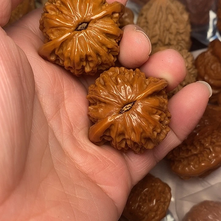 文玩核桃把件磨盘38