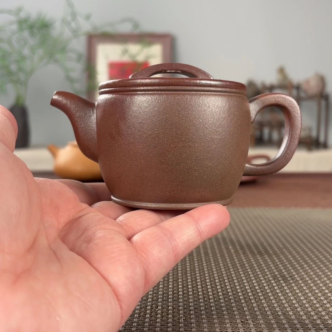 紫砂茶壶微瑕黄龙山原矿紫砂壶