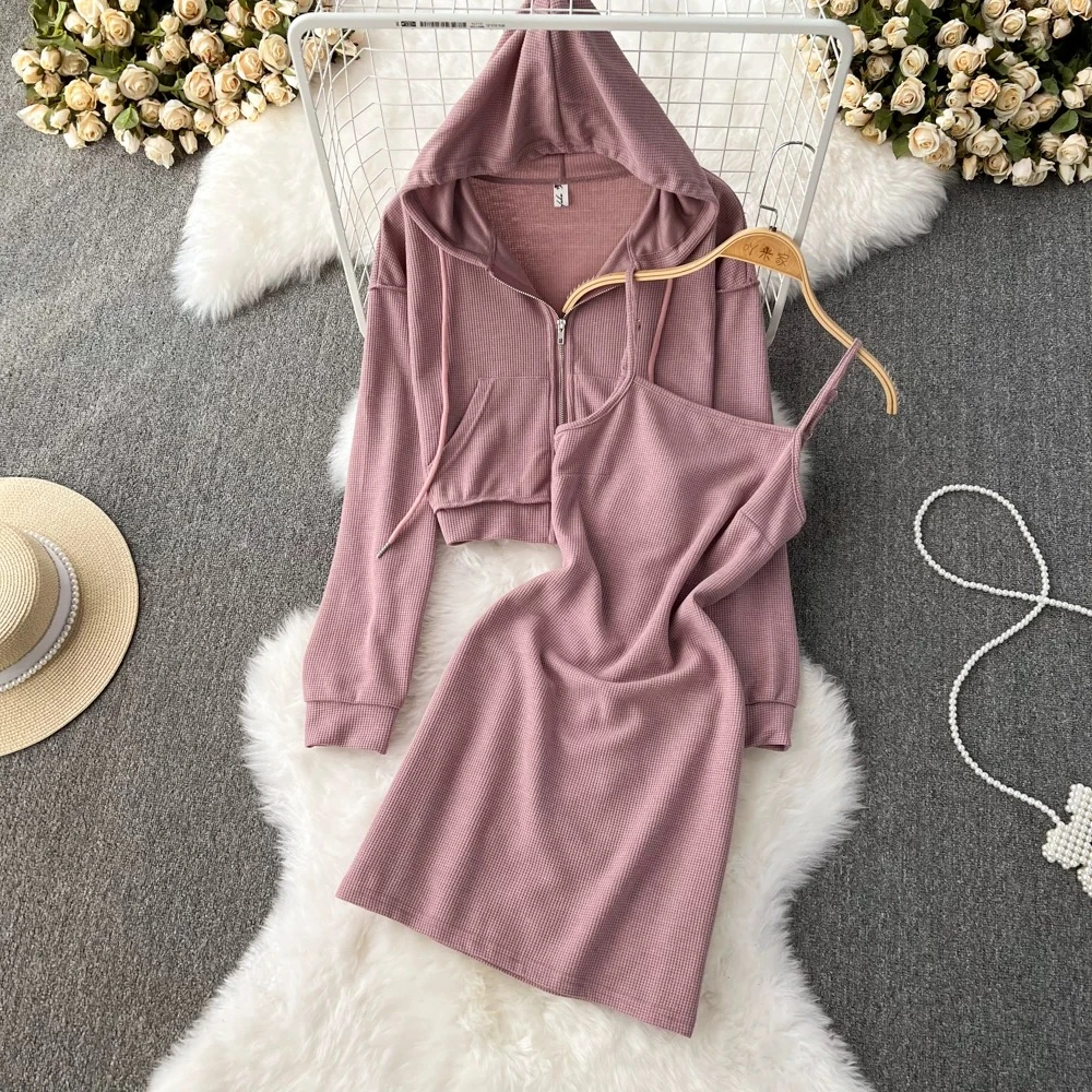 大大-气质显瘦收腰百搭两件套