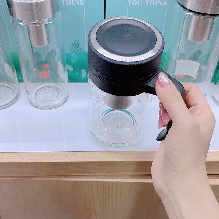 A***、万象品牌单层玻璃杯皮纹玻璃杯500毫升