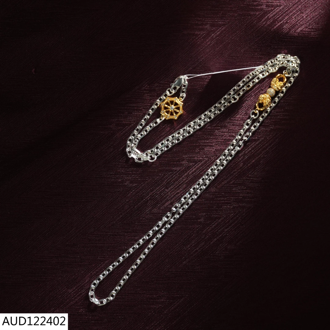 【老掌柜】金刚杵银饰项链/AUD122402