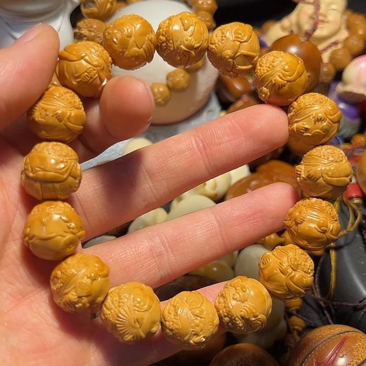 手串/手链橄榄核猴头精工蝉仙