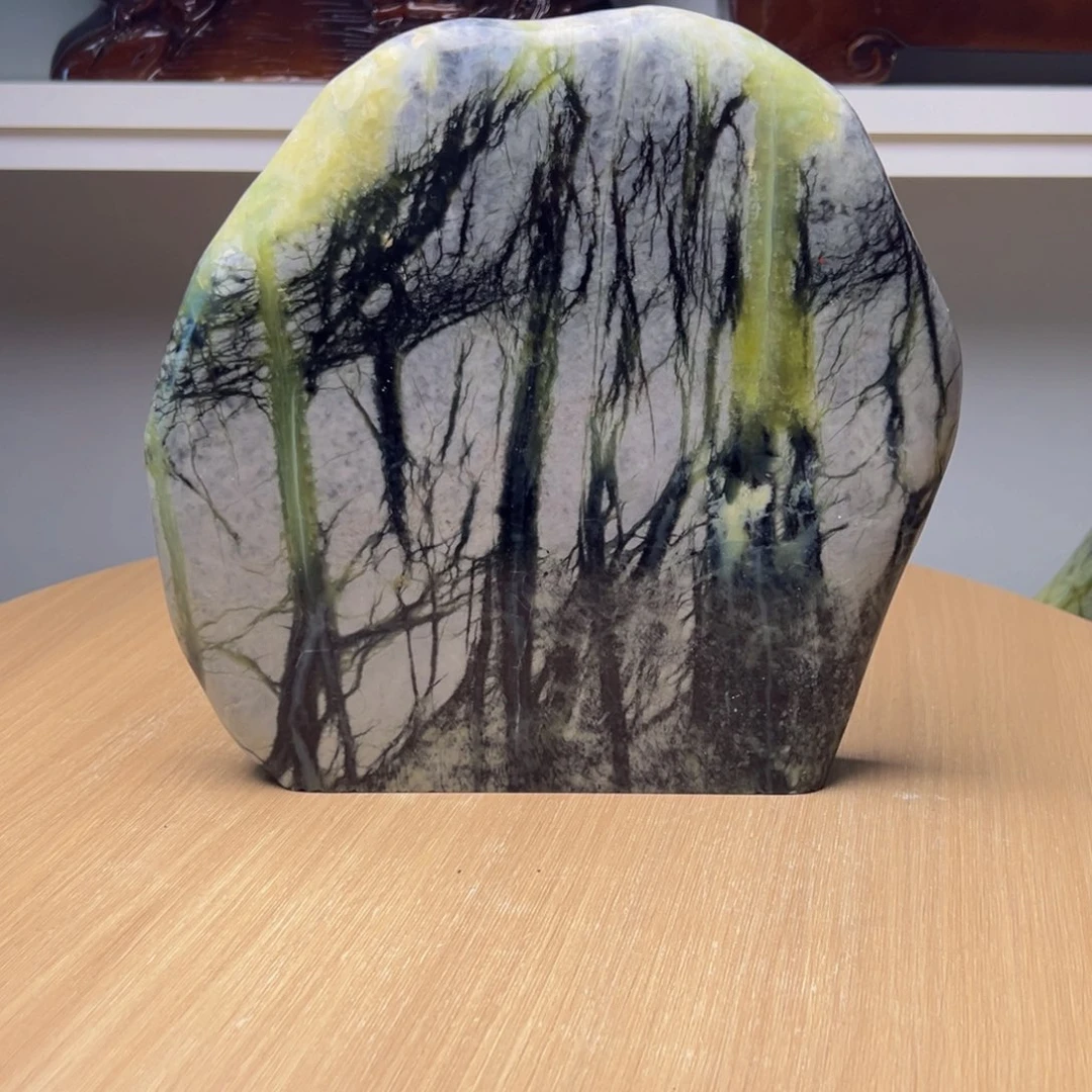 石材玉树石家居摆件